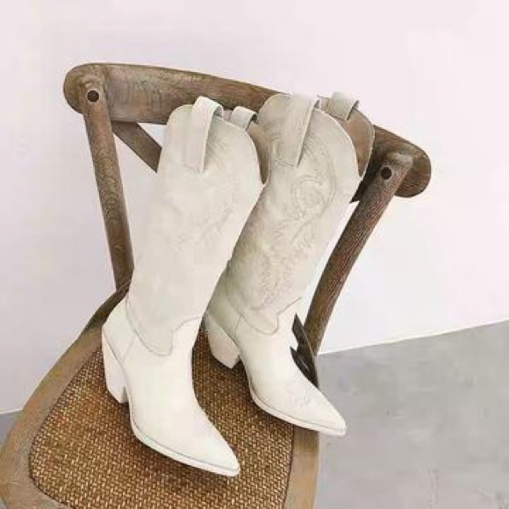 White western cowboy boots